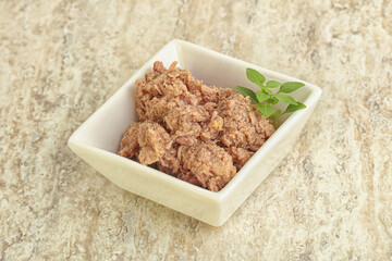Canned tuna fish for salad
