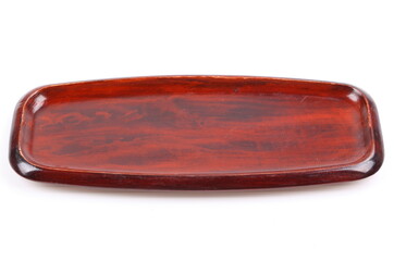 Plastic plate on white background