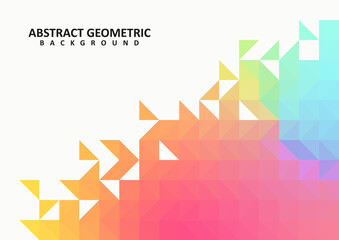 Abstract colorful geometric vector background