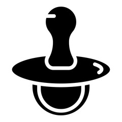 baby pacifier icon