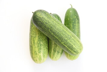 Cucumber isolated on white background