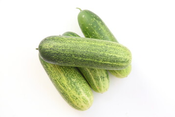 Cucumber isolated on white background