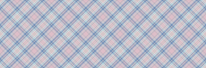 Seamless fabric texture. Autumn plaid pattern. Scottish tartan textile design in vector.