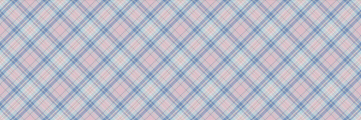 Seamless fabric texture. Autumn plaid pattern. Scottish tartan textile design in vector.