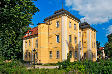 Fototapeta premium Baroque Palace from 17th century. Lomnica, Lower Silesian Voivodeship, Poland