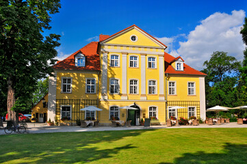 "Dom wdowy" Hotel. Lomnica, Lower Silesian Voivodeship, Poland