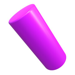 Abstract Cylinder Geometric Shape 3D Render