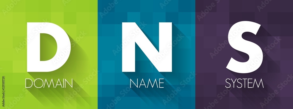 Aufkleber dns domain name system - hierarchical naming system built on a distributed database for computers, s