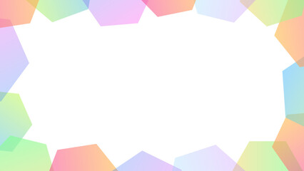 aesthetic hexagon geometric shape gradient wallpaper illustration, perfect for wallpaper, backdrop, postcard, background, banner for your design