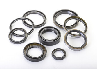 metal and rubber bonded oil seals used in automotive and other engineering applications