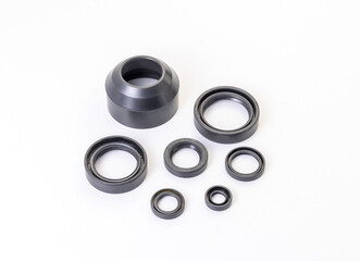 metal and rubber bonded oil seals used in automotive and other engineering applications