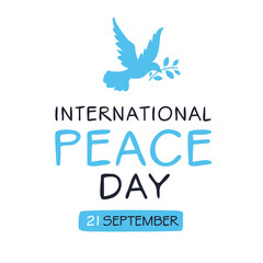 International Peace Day, held on 21 September.