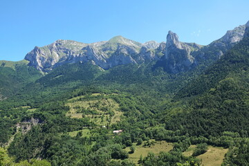 Fototapeta na wymiar Berge bei Grenoble