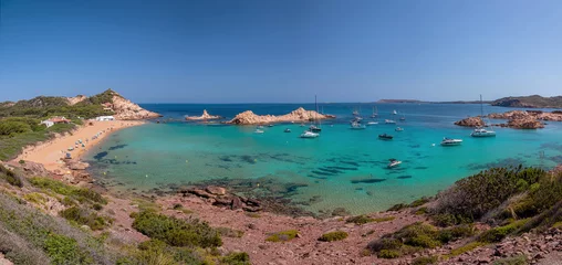 Keuken foto achterwand Cala Pregonda, Menorca Eiland, Spanje Cala Pregonda. Minorca