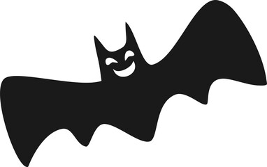 Bat Halloween Elements hand drawing style. Vector illustration.
