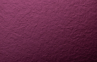 Background from decorative plaster with abstract patterns and stains. Fancy red and pink decoration wall texture, creative purple surface background. Finishing coating for building cladding.