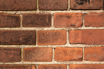 red brick wall