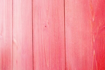 Faded red wooden planks