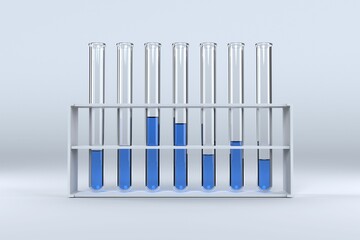 Test tube with chemical solution
