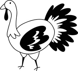 Hand Drawn turkey illustration