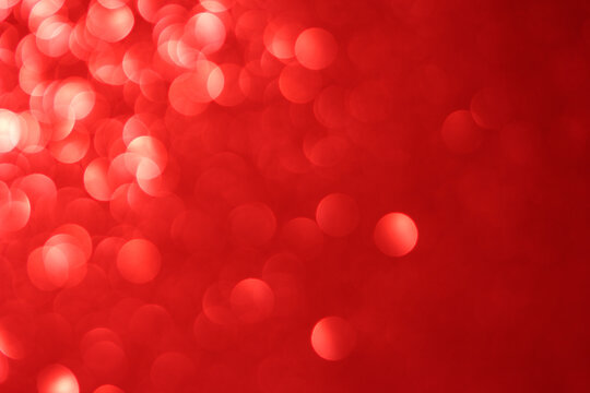 red bokeh background