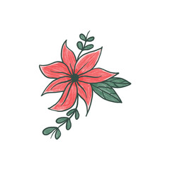 Hand Drawn flower illustration design