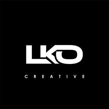 LKO Letter Initial Logo Design Template Vector Illustration