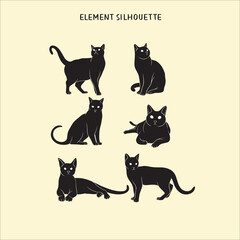 vector silhouette icon isolated background