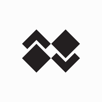 4 squared icon logo vector image