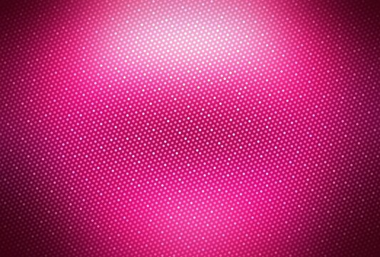 Pink glittering grid cover half transparent polished glass textured backdrop. Festive shimmer convex background.
