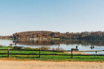 landscape with lake