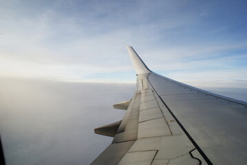 Low clouds seen from tha plane