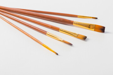 paintbrush on white background