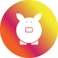 Fototapeta premium Unique Savings Vector Icon