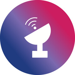 Unique Satellite Vector Icon