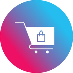Unique Cart Vector Icon