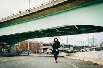 people in the park in autumn