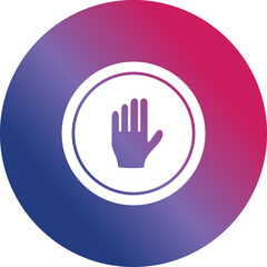 Halt Vector Icon