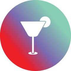 Cocktail Drink Vector Icon