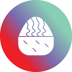 Cream Muffin Vector Icon