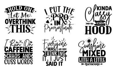 Fototapeta premium Sarcastic SVG Design Bundle