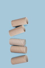 cardboard tubes or toilet paper rolls for creative crafts and design