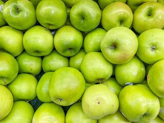 Stack of Green Apples