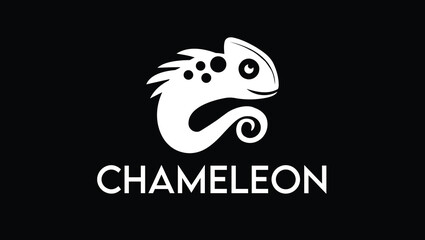 Modern Chameleon Creative Symbol logo vector art template