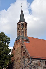 Fototapeta na wymiar Marienkirche in Prenzlau in der Uckermark