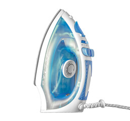 electric iron isolated on white background