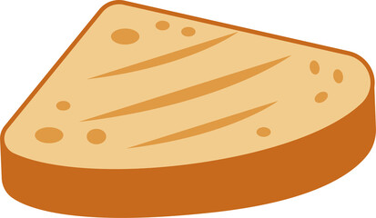 Piece of bread Food icon