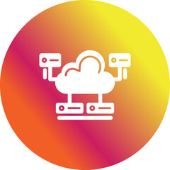 Cloud Database Icon