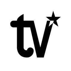 Tv logo vector design concept.