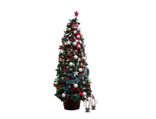 christmas tree with gifts